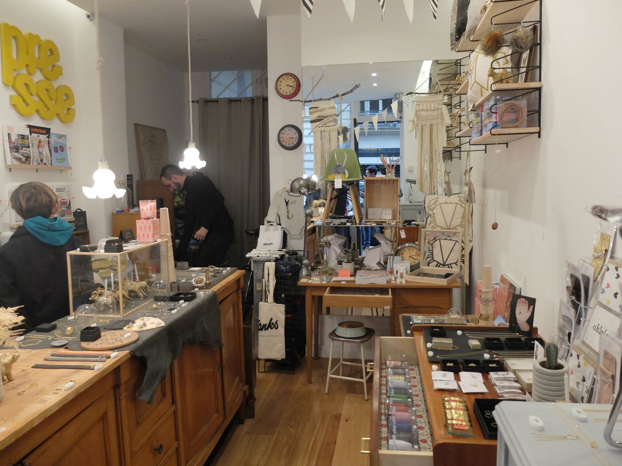 Prise de vue dans la boutique Thanks Prise de vue dans la boutique Thanks